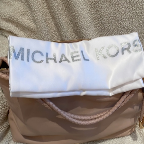 NWT Michael Kors Lexington Large Leather Shoulder Bag, Soft Pink - Picture 12 of 13